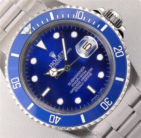 rolex 2010 submariner stainless steel blue face|rolex submariner blue bezel price.